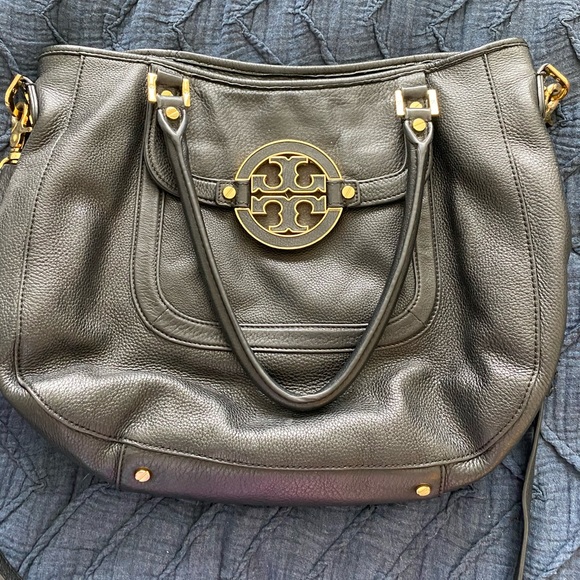 Tory Burch Black and Gold Large Bag - Picture 3 of 5